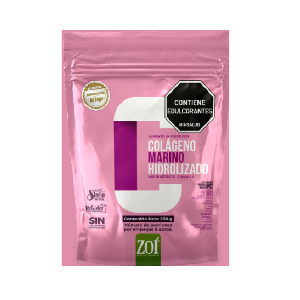 NATURAL FRESHLY - ALIMENTO EN POLVO CON COLAGENO HIDROLIZADO MARINO X 250 G.