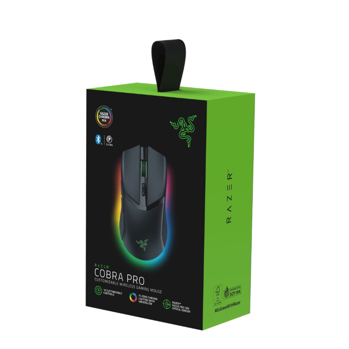 RAZER - Mouse Razer Cobra Pro Lightweight Wireless Chrome Negro