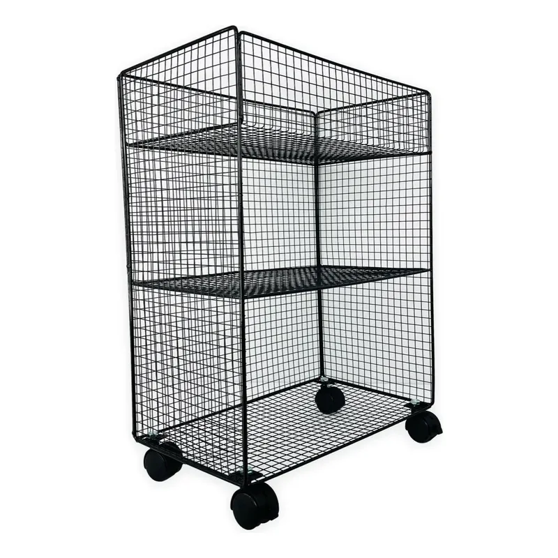 GENERICO - Organizador Movil Estante Multifuncional Carrito Negro