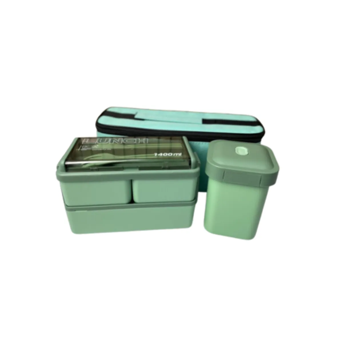 SHUNGA - Recipiente De Comida + Lonchera Modelo B  Ml Hermética Y Portátil