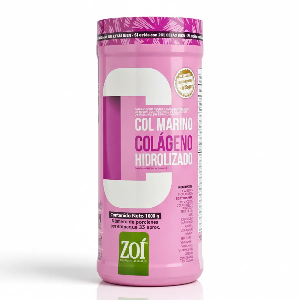NATURAL FRESHLY - ALIMENTO CON COLAGENO MARINO HIDROLIZADO X 1000G ZOI
