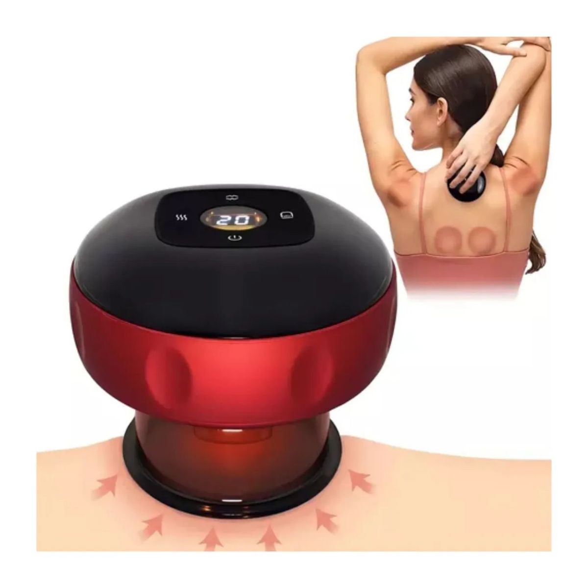 GENERICO - Vacumterapia Manual Recargable Terapia Vacío Anticelulitis