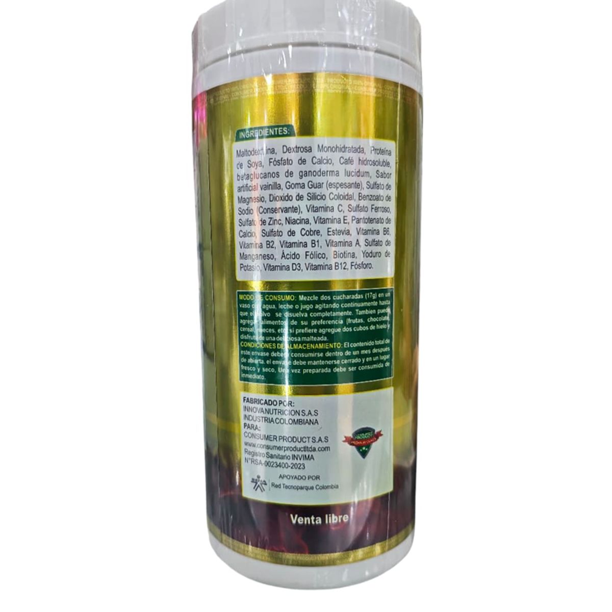 NATURAL FRESHLY - ALIMENTO EN POLVO CON GANODERMA X 1000G COFFEE PLUS