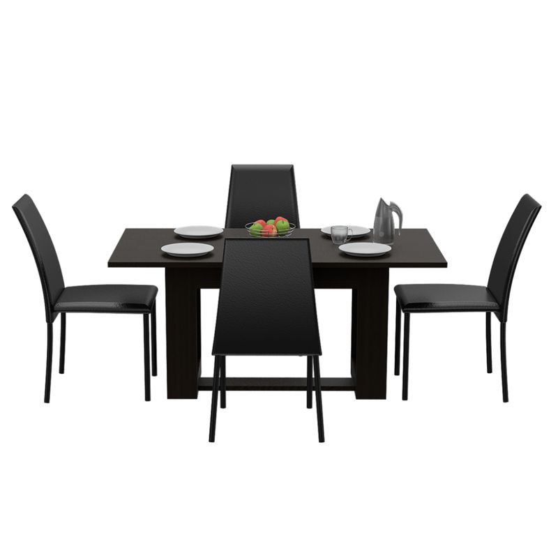 RTA DESIGN - Comedor Volder Wengue con Amplia Superficie No Incluye Sillas