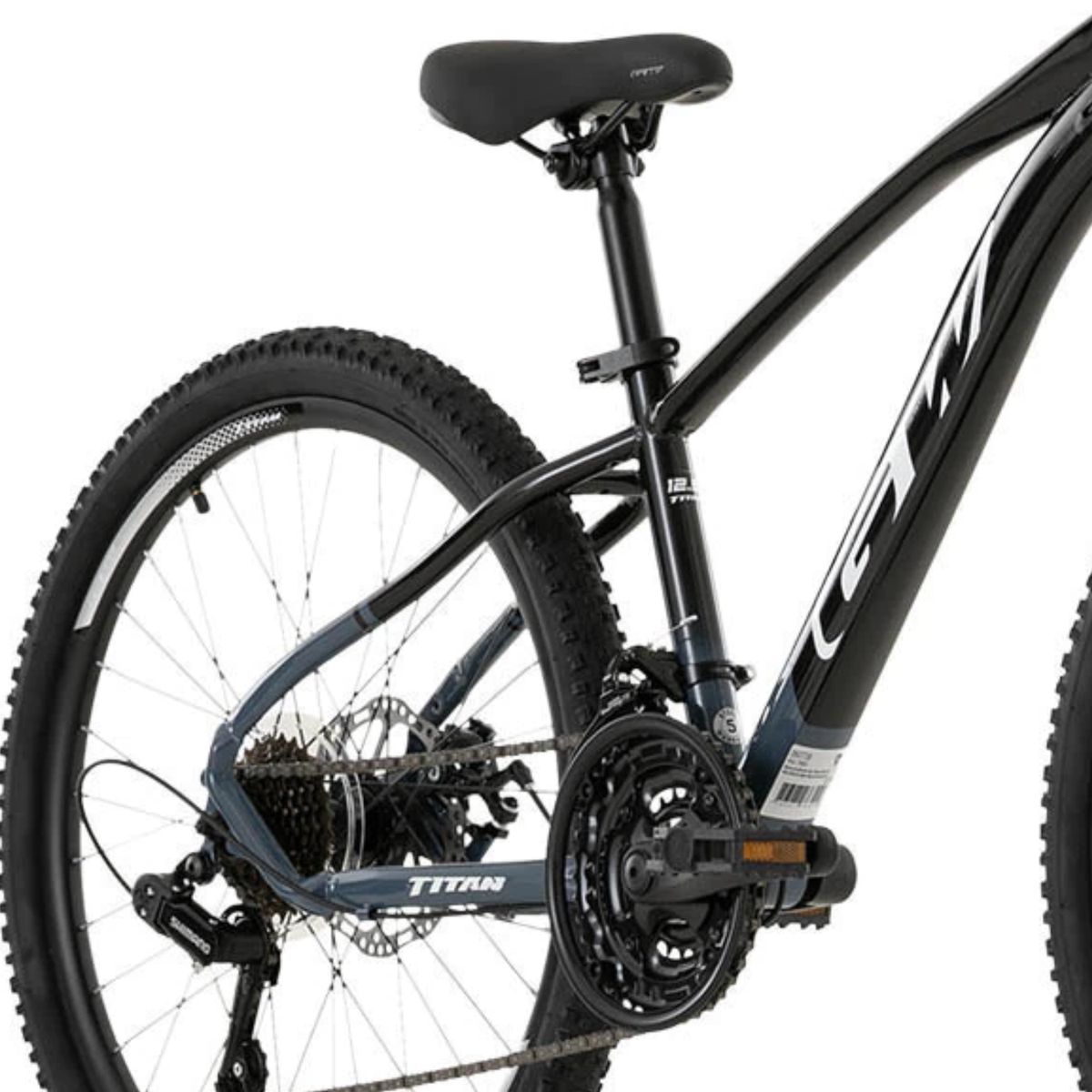 GW - BICICLETA MTB 24P 7VEL TITAN ACERO GW  NEGRO