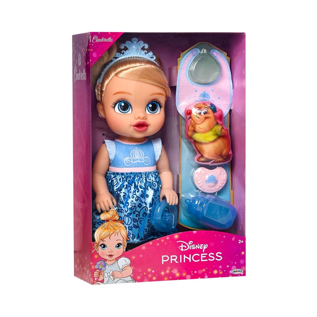 DISNEY - Muñeca Bebé Disney Princesa Cenicienta con Accesorios