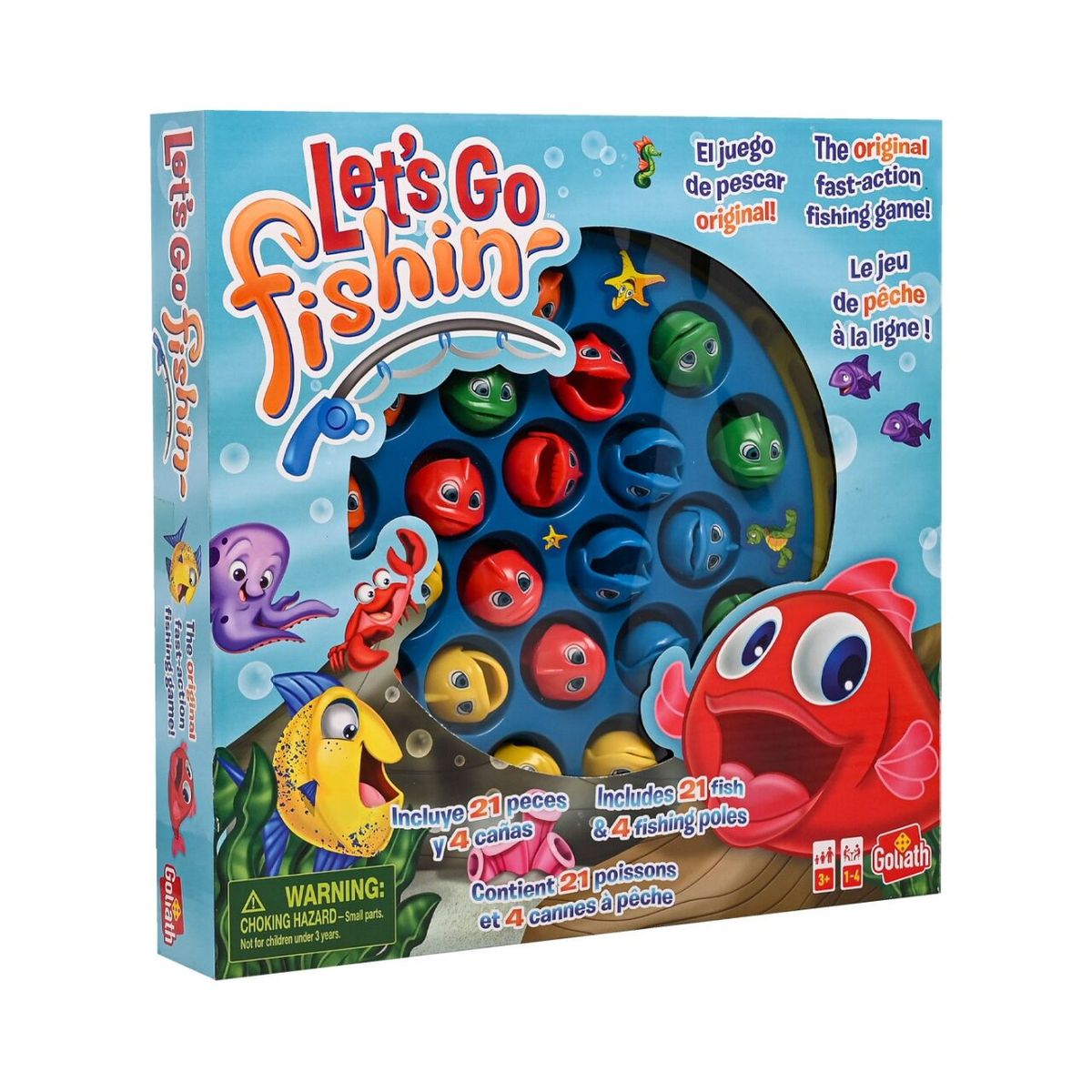 GOLIATH GAMES - Juego de Mesa Vamos a Pescar Let’s Go Fishing