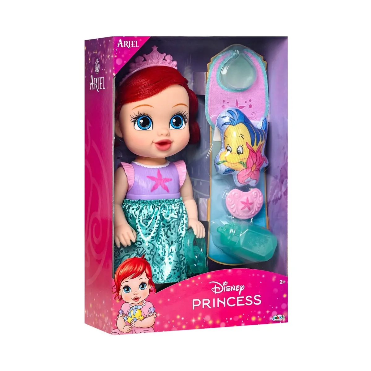DISNEY - Muñeca Bebé Disney Princesa Ariel con Accesorios