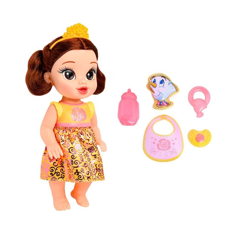 DISNEY - Muñeca Bebé Disney Princesa Bella con Accesorios