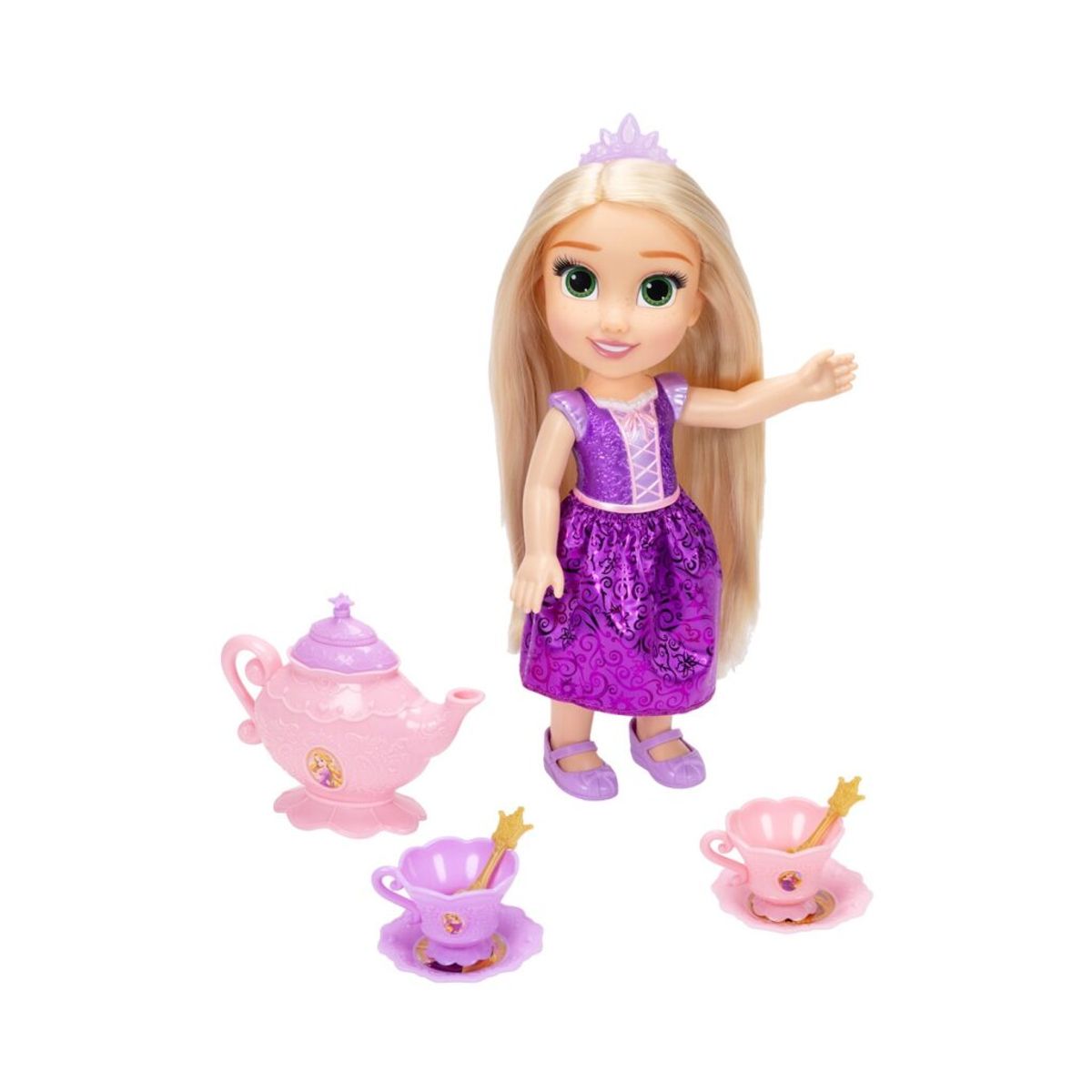 DISNEY - Muñeca Disney Princesa Rapunzel con Set de Té