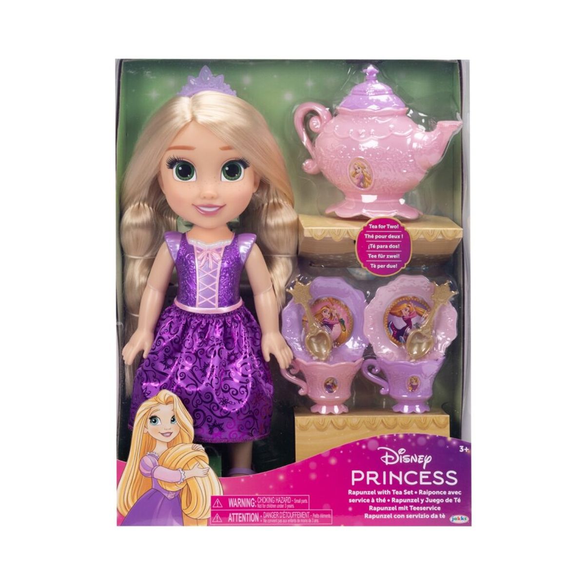 DISNEY - Muñeca Disney Princesa Rapunzel con Set de Té