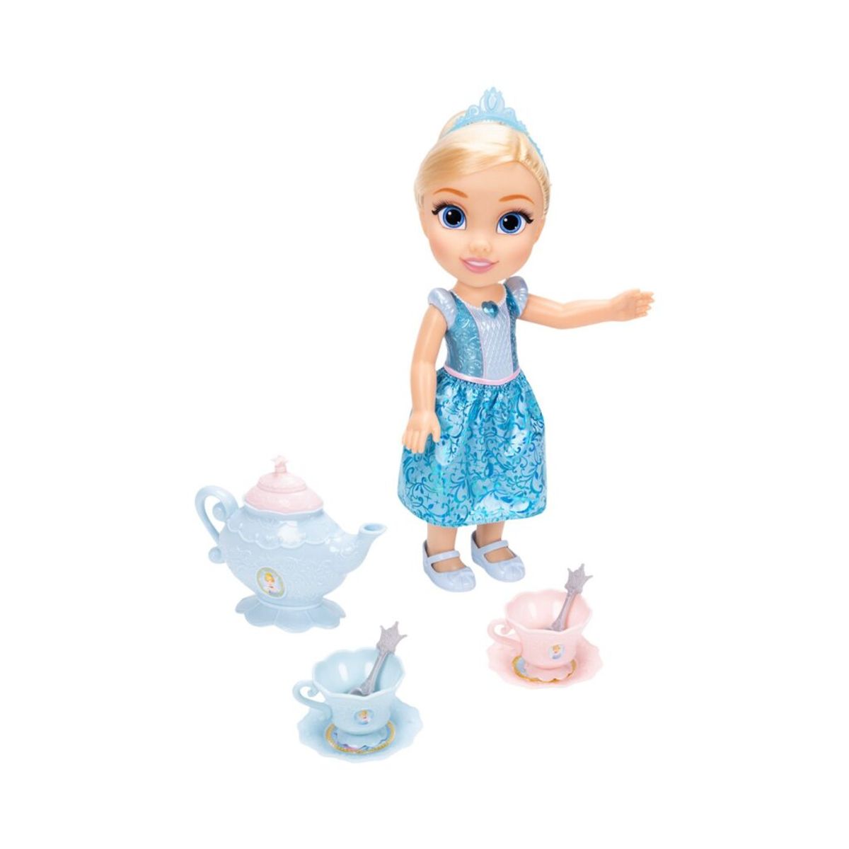 DISNEY - Muñeca Disney Princesa Elsa con Set de Té