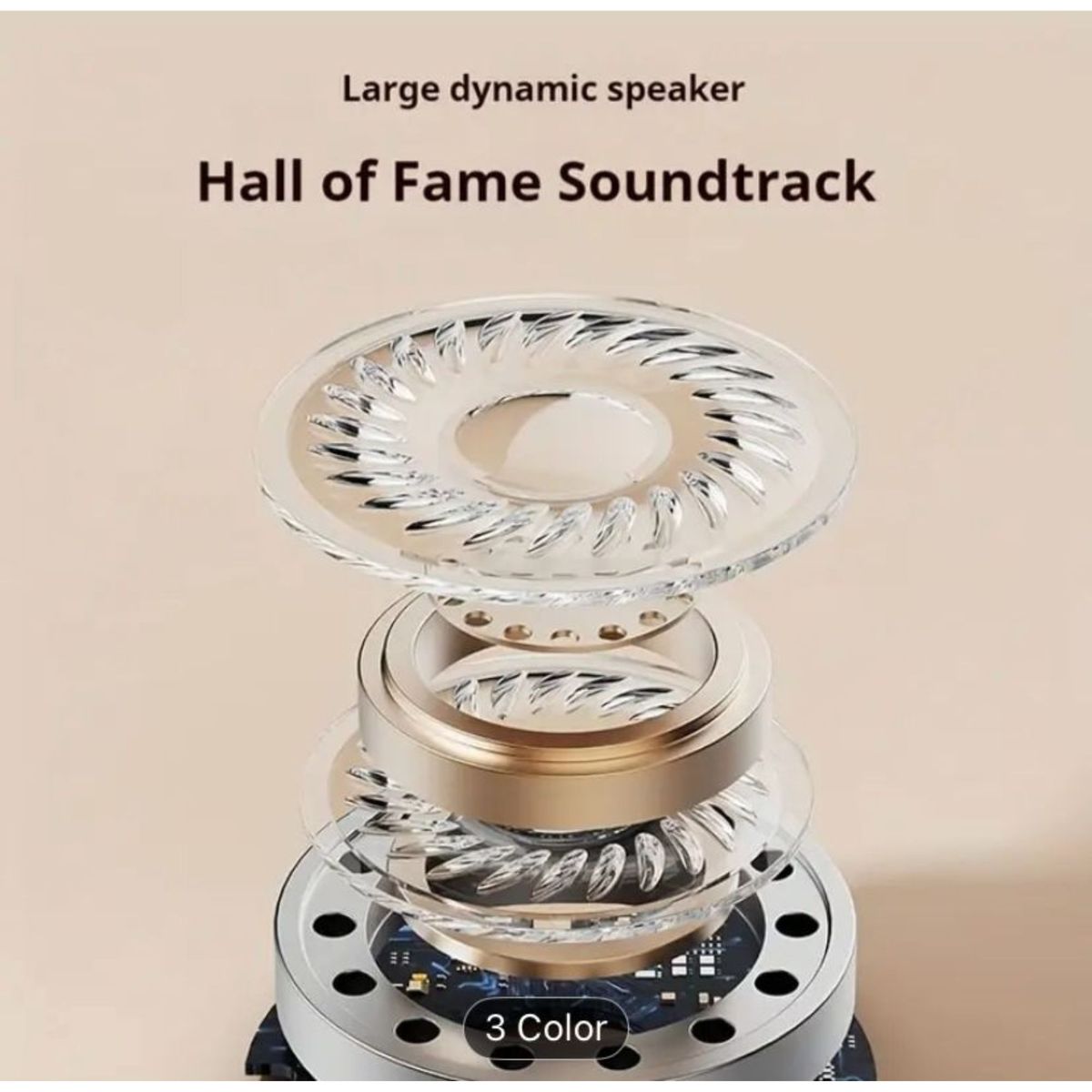 GENERICO - Audifonos Retro Audifonos Bluetooth Indicador Led Control Tactil