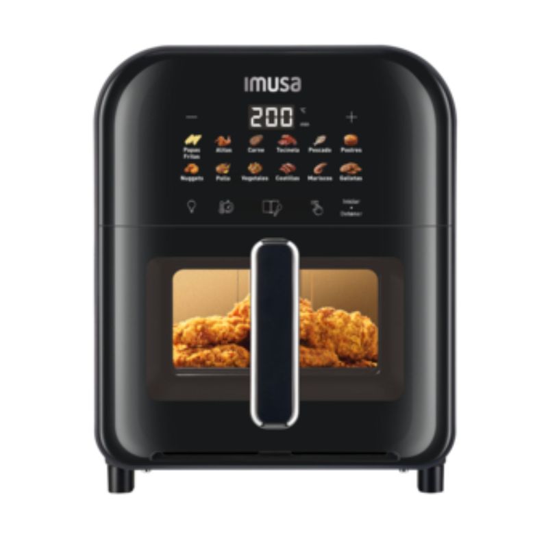 IMUSA - Freidora de Aire IMUSA  Turbo 6L, Tecnología Infra Heat