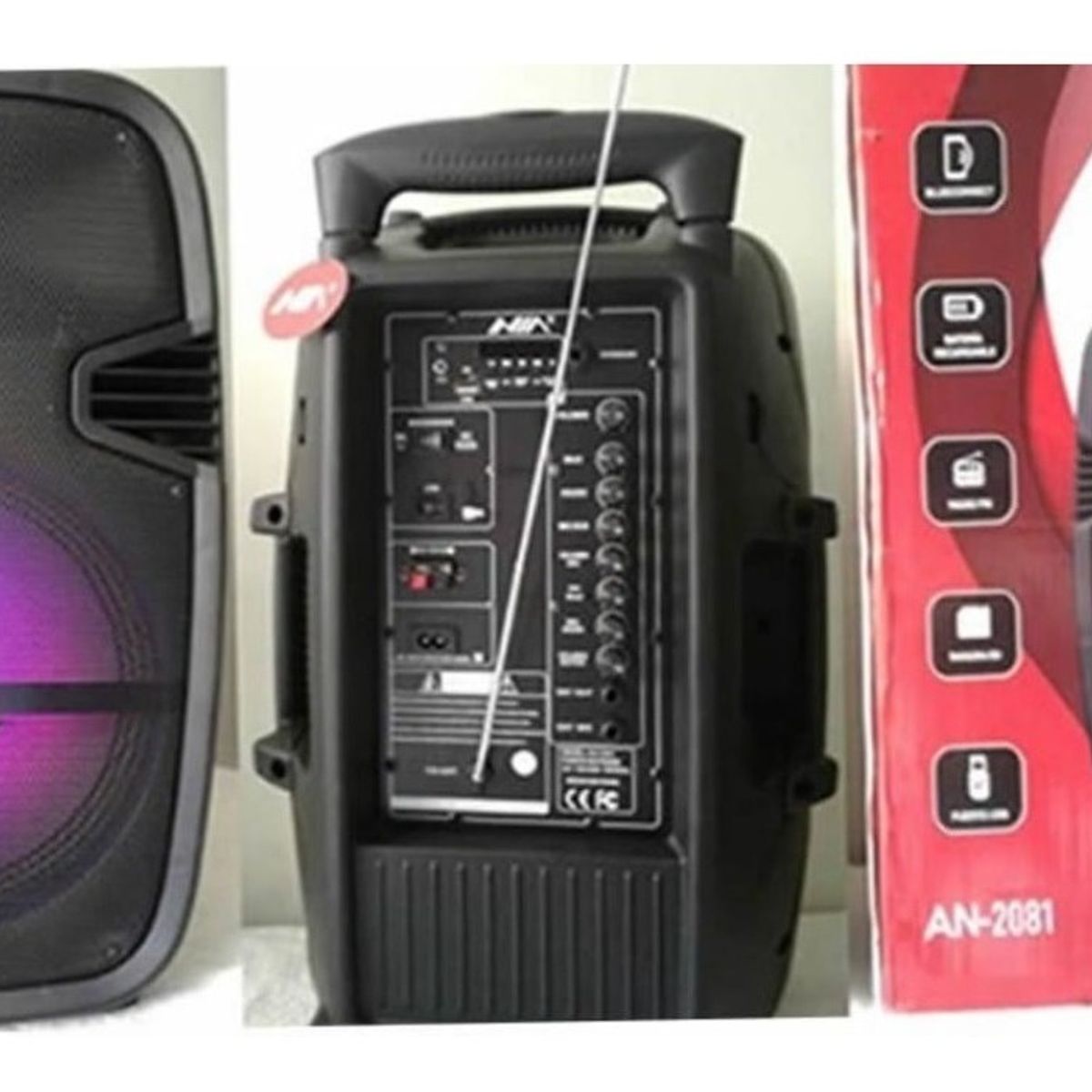 NIA - Cabina Original Nia 12 pulgadas +trípode+micrófono In