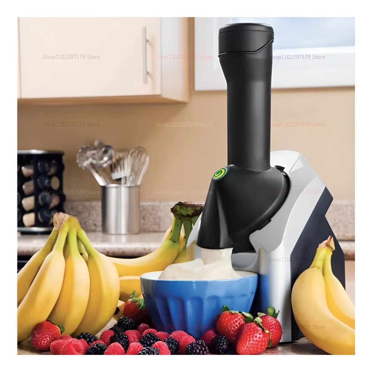 NOBELSOUND - Maquina De Hacer Helado De Frutas Portatil casero NB2155