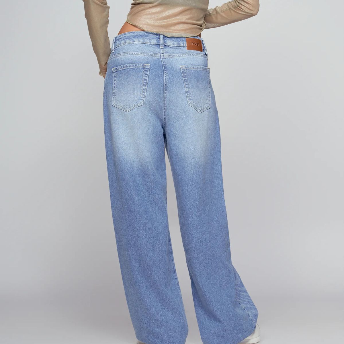 TYPER - Jean Para Mujer Azul MedioClaro Typer