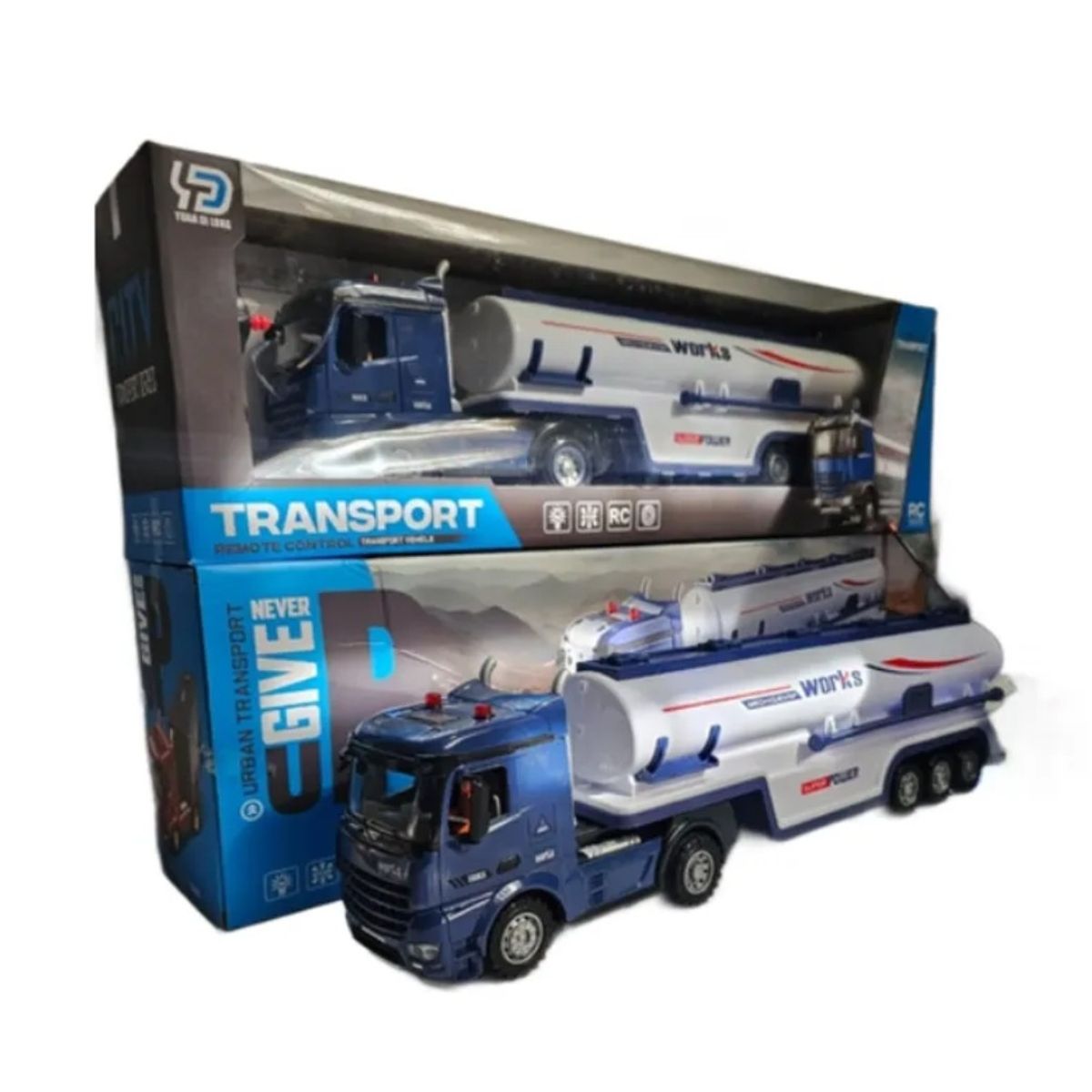 GENERICO - Tractomula a control remoto juguete camion a control remoto