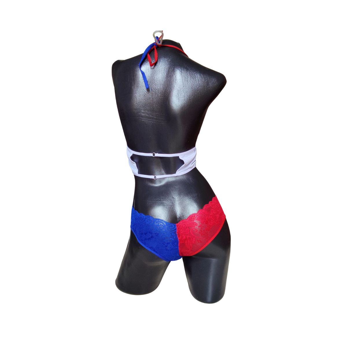 PROVOCAME - Disfraz Femenino Sexy Harley Quinn Lenceria Erotica Mujer Talla Unica