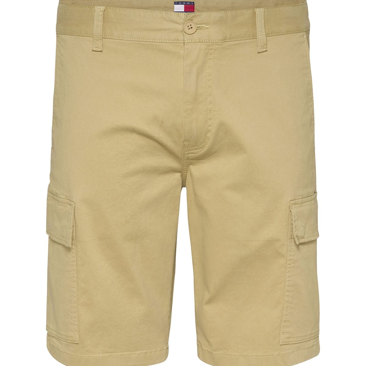 TOMMY HILFIGER - Bermudas beige cargo Scanton de corte slim Tommy Jeans