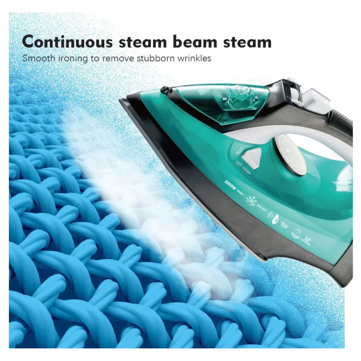 NOBELSOUND - Plancha De Vapor Para Ropa Con Placa De Cerámica