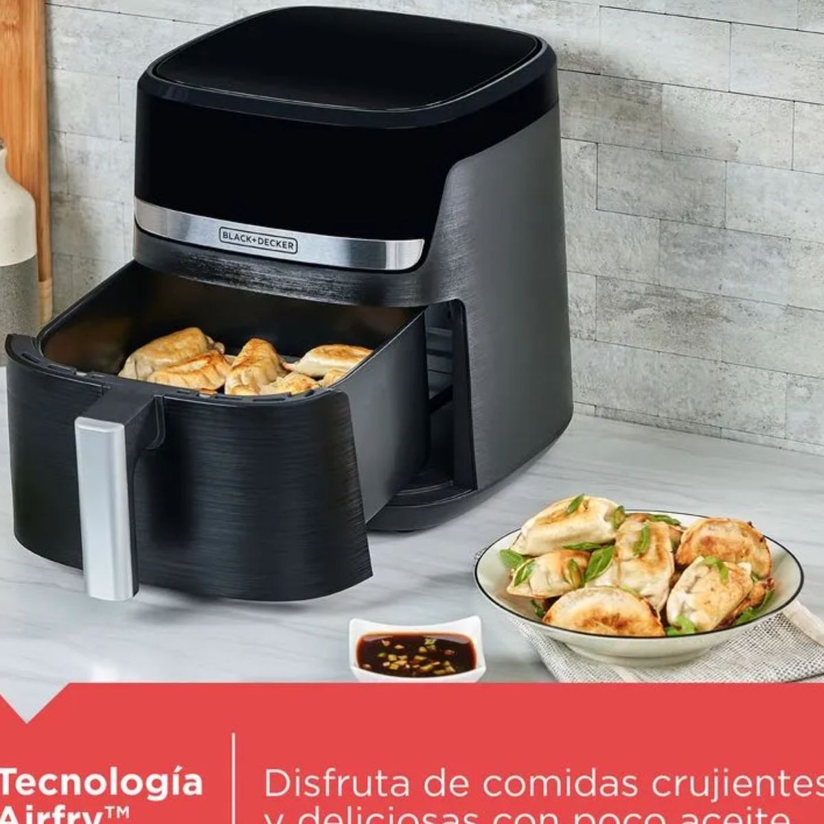 BLACK+DECKER - Freidora de aire Black+Decker PURIFRY 55Lts