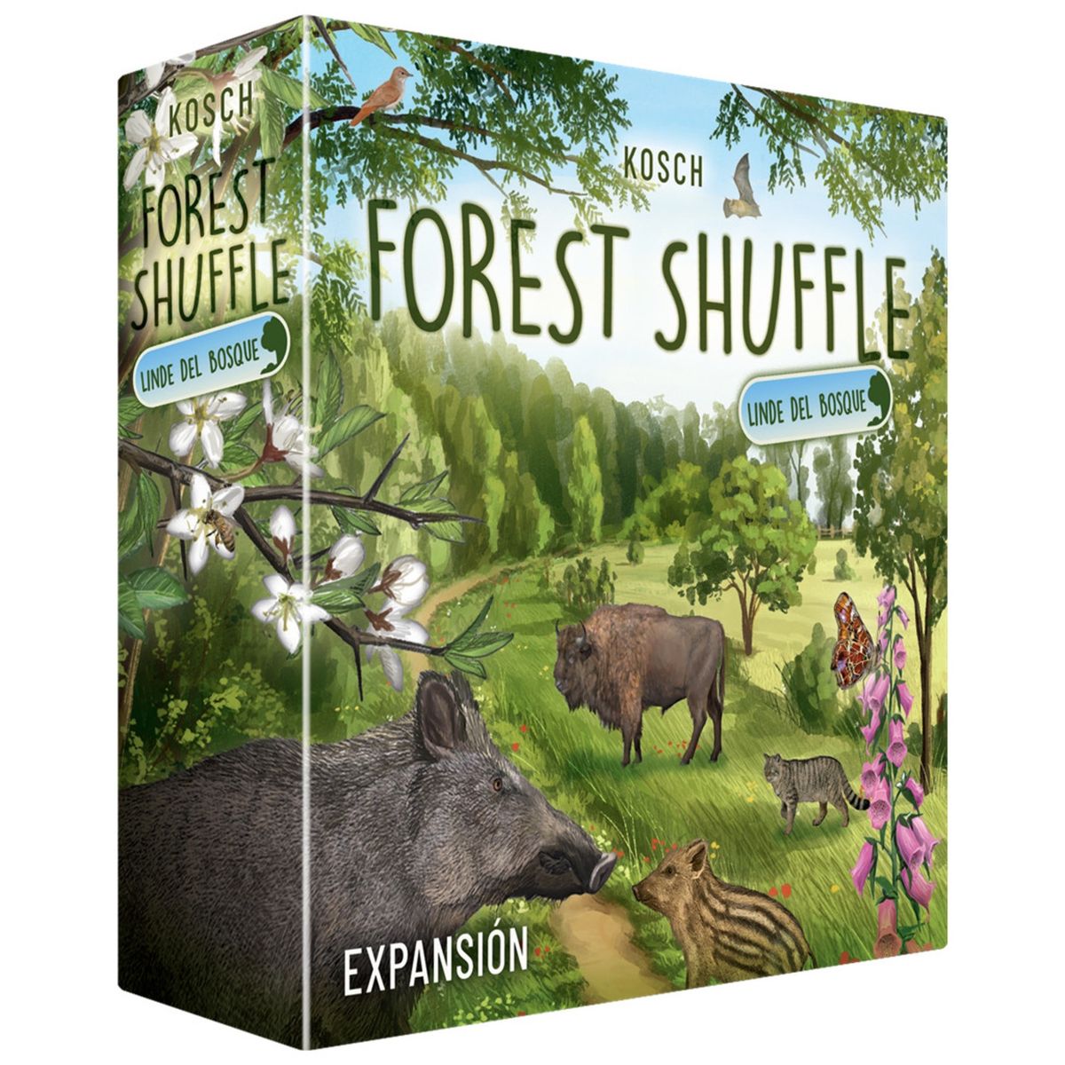 ASMODEE - Forest Shuffle expansión Linde Del Bosque Juego De Mesa Esp