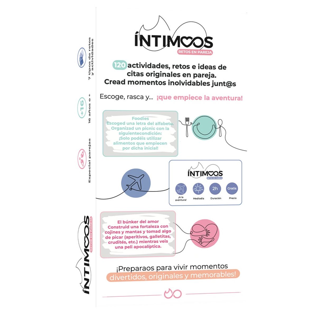 ASMODEE - Intimoos Retos En Pareja Juego De Mesa Español