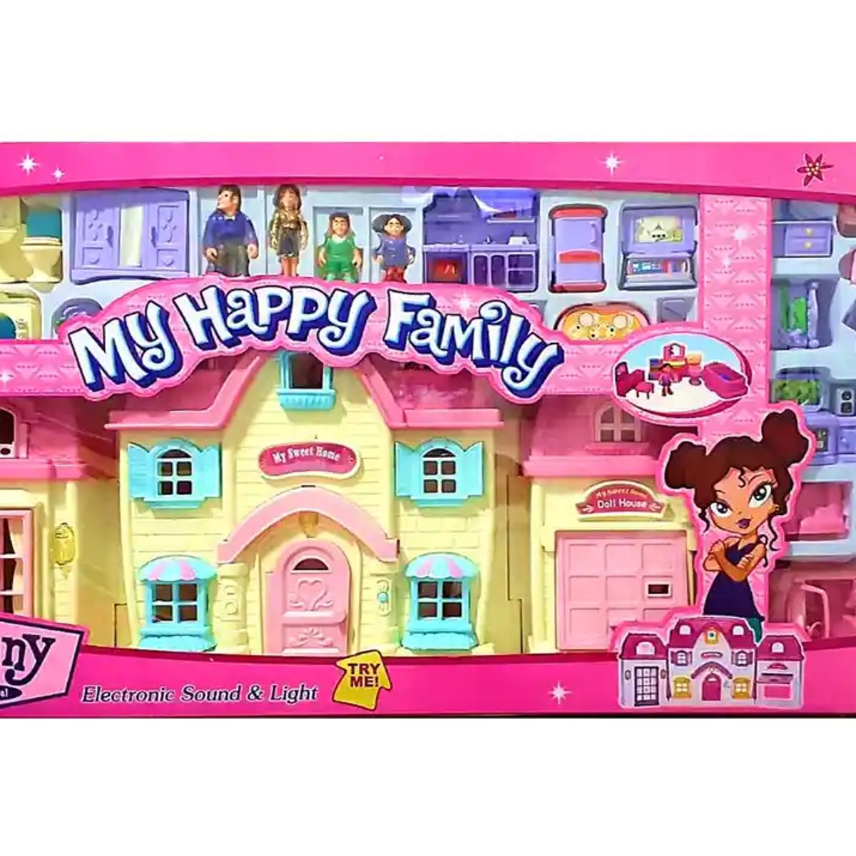 GENERICO - Casa de Muñecas Grande My Happy Family