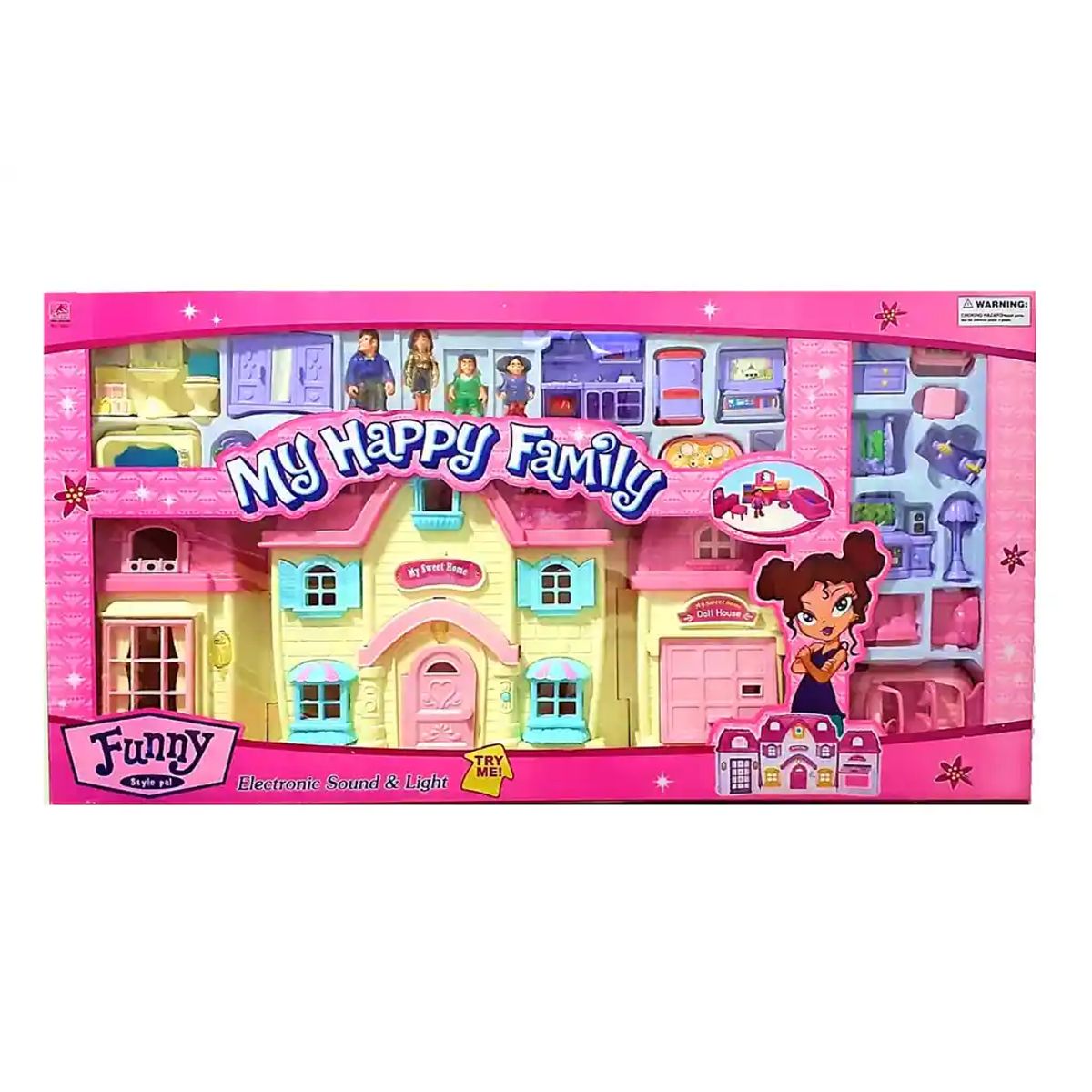 GENERICO - Casa de Muñecas Grande My Happy Family