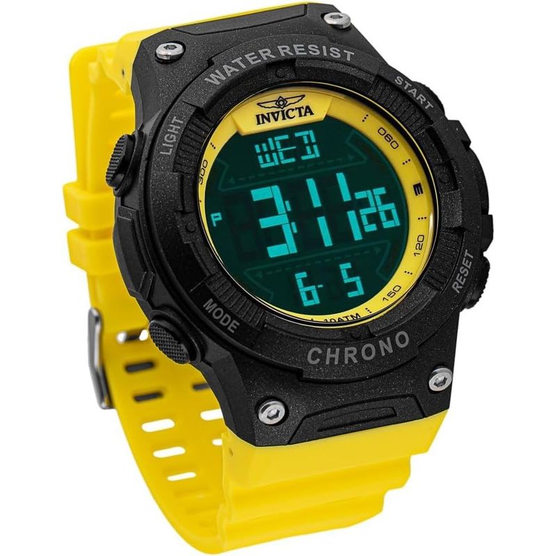 INVICTA - Reloj Invicta Resistente al Agua 100M Racing  Electrónico Digital