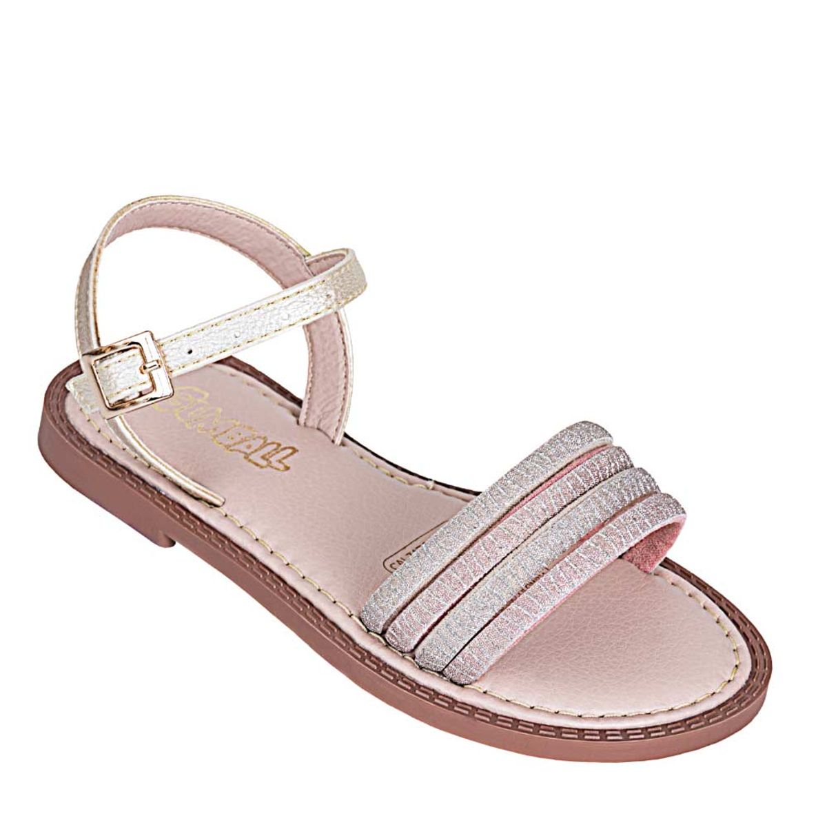 GUMBALL - Sandalia de niña Gumball Dorado sandbondad