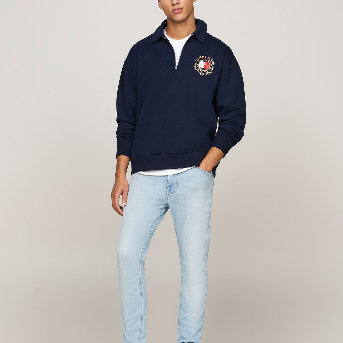 TOMMY HILFIGER - Jeans azul Simon ceñidos con efecto desteñido Tommy Jeans