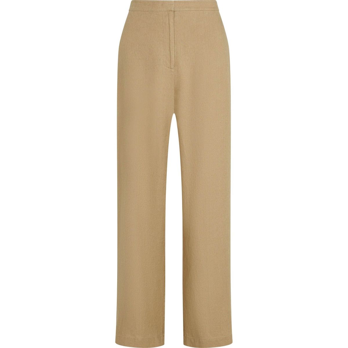 TOMMY HILFIGER - Pantalón naranja recto de traje en mezcla de lino Tommy Hilfiger