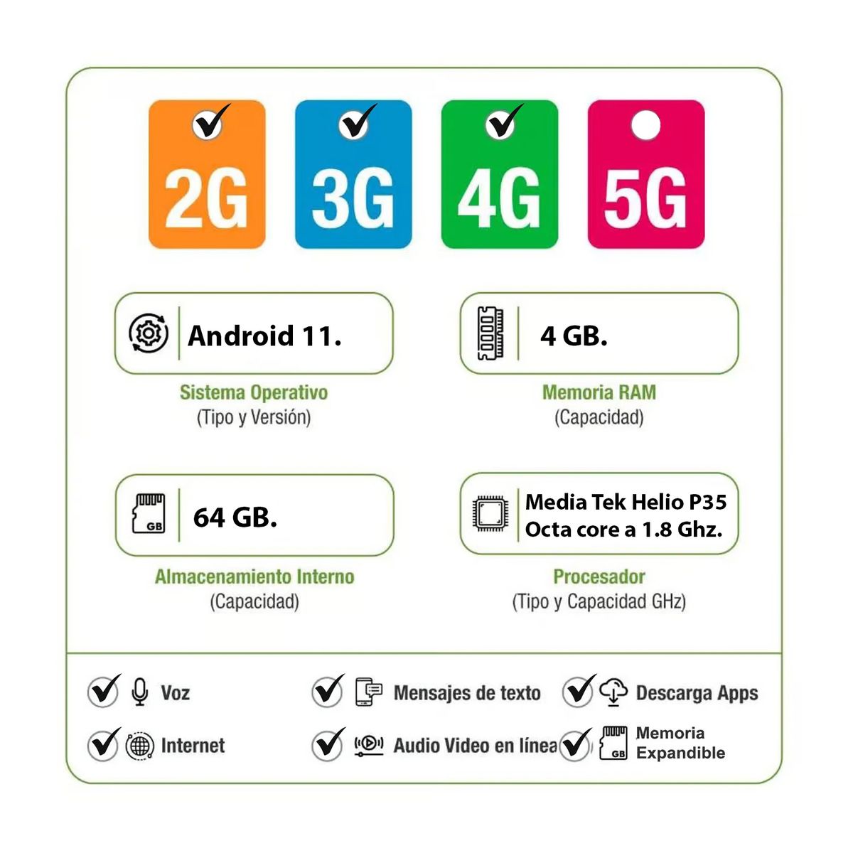 VIVO - Celular Vivo Y15s 64GB 4GB RAM Azul
