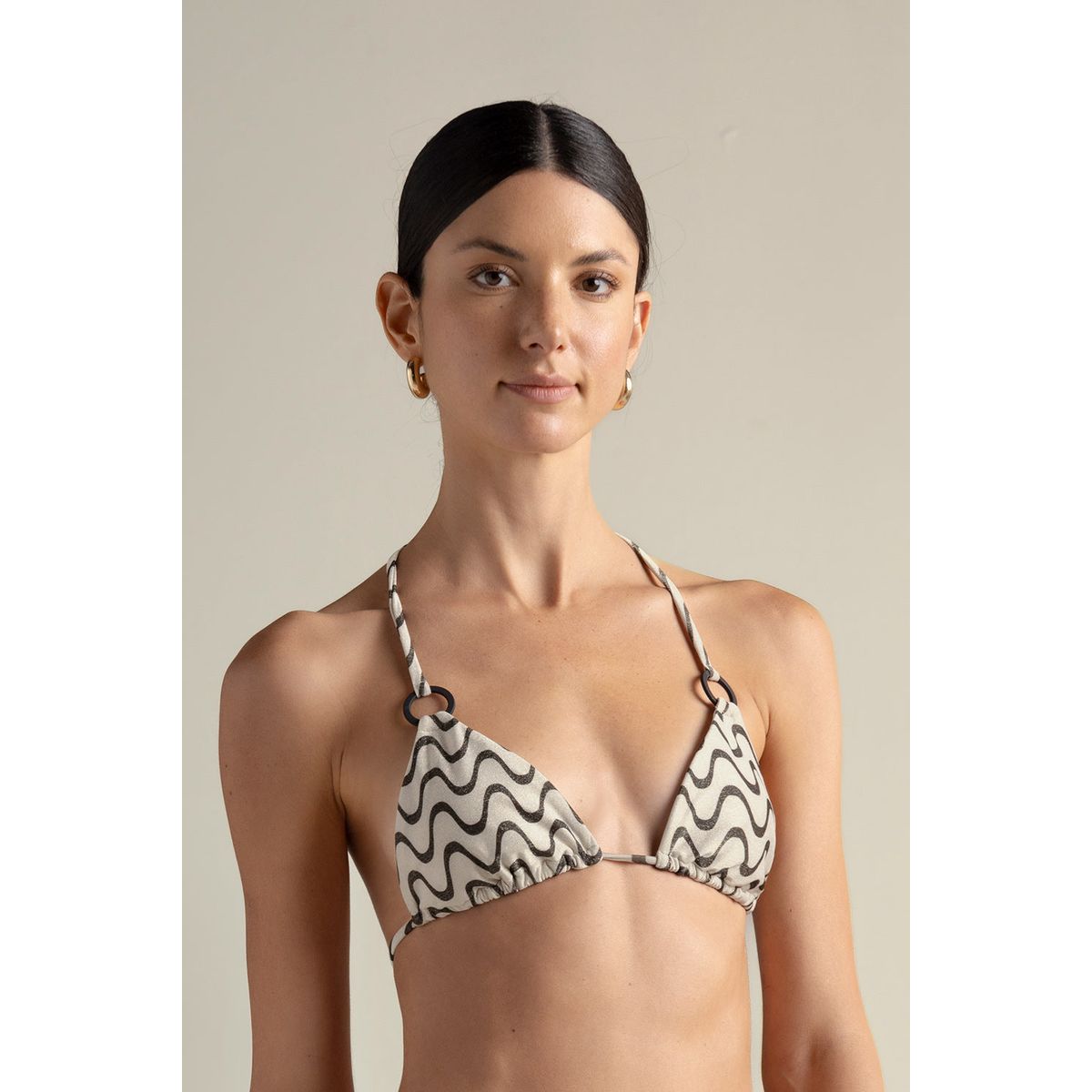 TOUCHE BALNEAIRE - Bikini top triángulo mediano estampado 0B62061