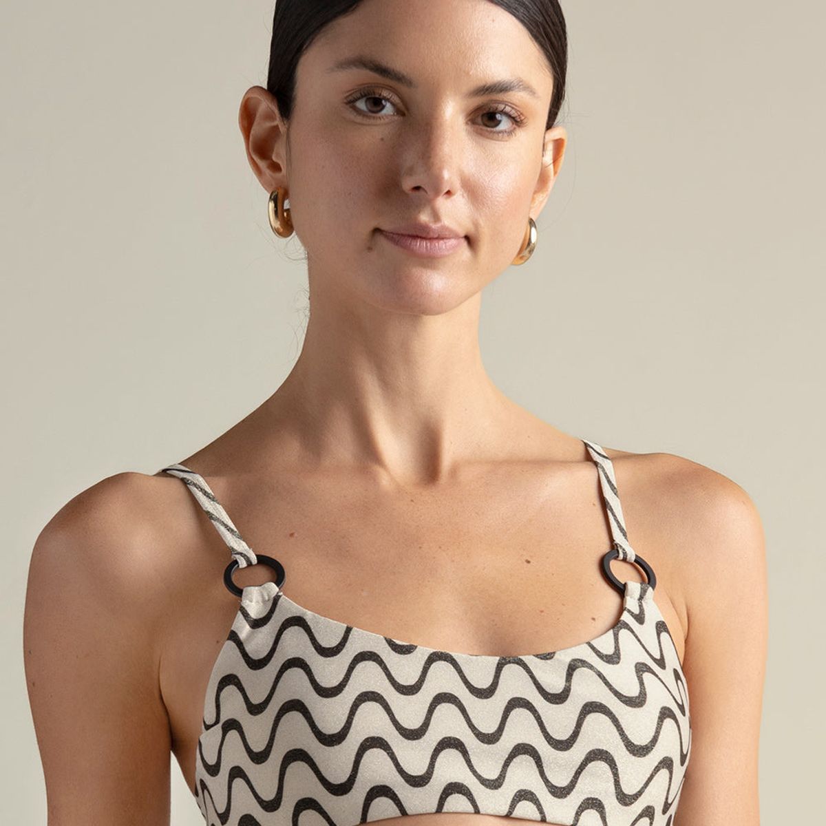 TOUCHE BALNEAIRE - Bikini top deportivo estampado 0B63061