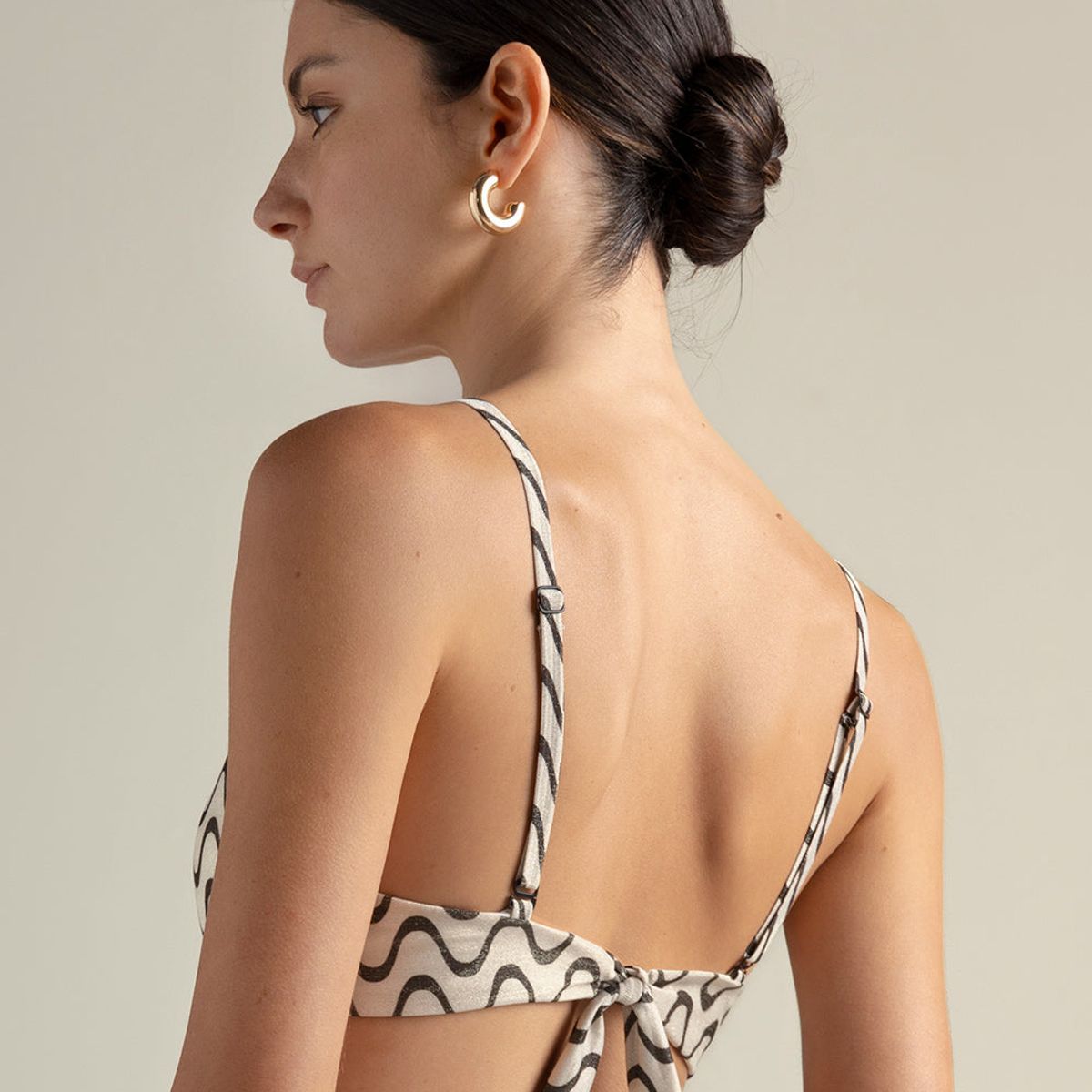 TOUCHE BALNEAIRE - Bikini top deportivo estampado 0B63061