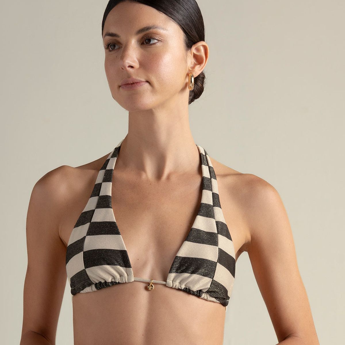 TOUCHE BALNEAIRE - Bikini top triángulo grande estampado 0B66061