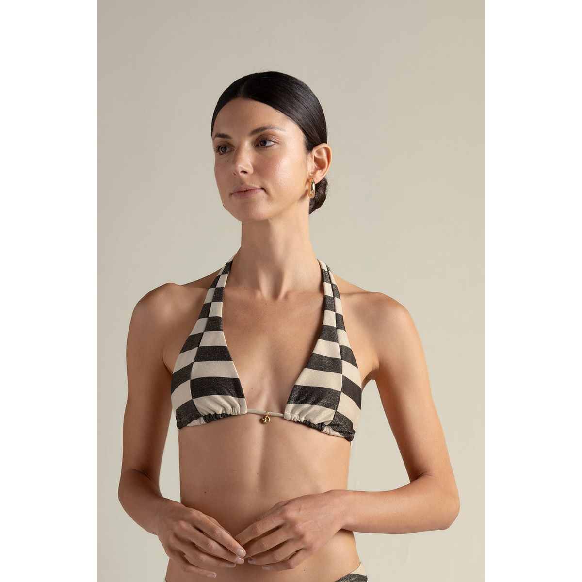 TOUCHE BALNEAIRE - Bikini top triángulo grande estampado 0B66061