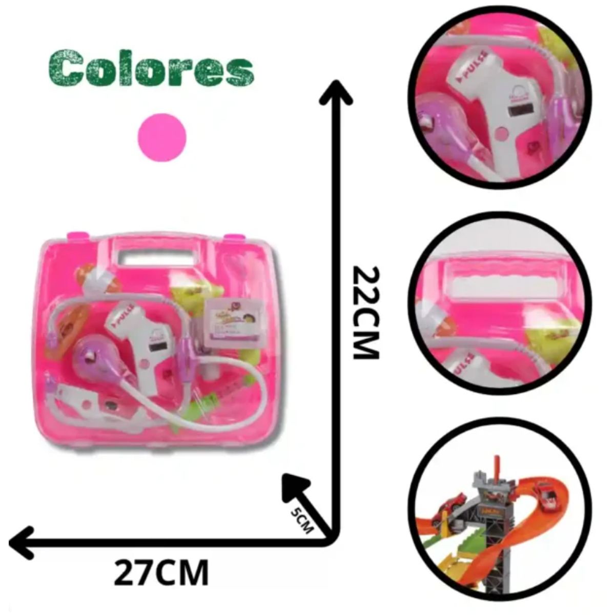 SWISSHOME - MALETIN DE DOCTOR/ JUEGO EDUCATIVO PARA NIÑOS @ + 3 AÑOS