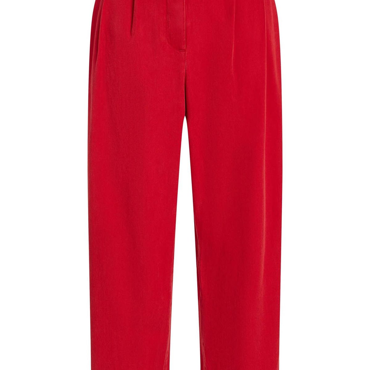 TOMMY HILFIGER - Pantalones rojo cortos plisados Tommy Hilfiger
