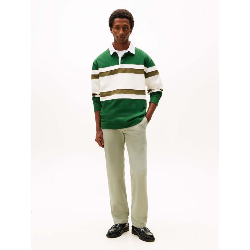 TOMMY HILFIGER - Pantalón multicolor chino Denton recto de sarga Tommy Hilfiger