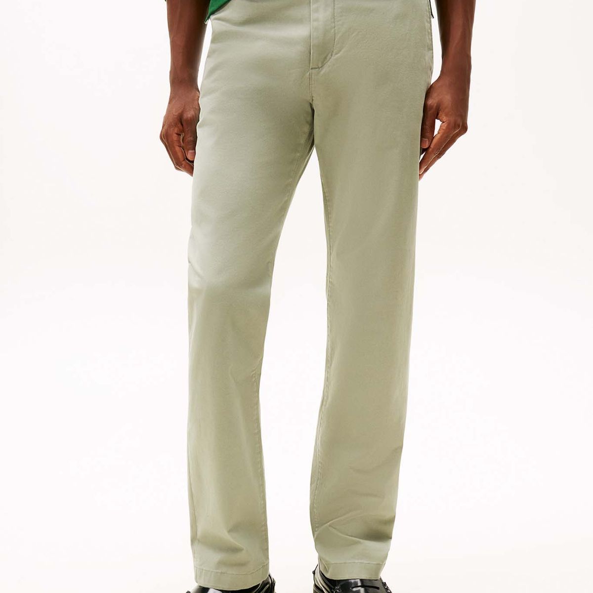 TOMMY HILFIGER - Pantalón multicolor chino Denton recto de sarga Tommy Hilfiger