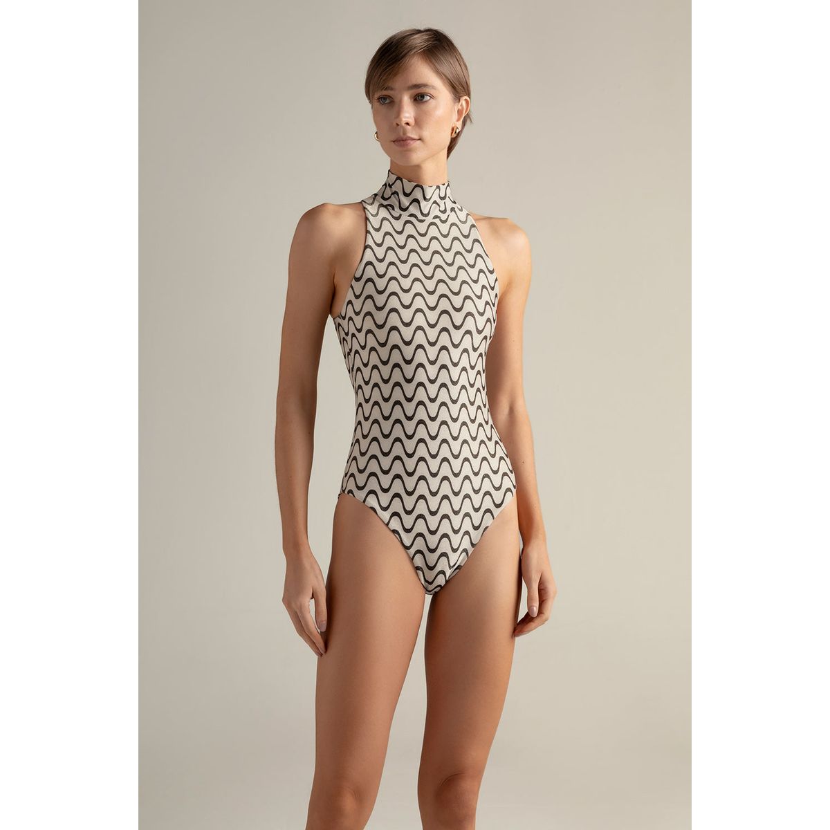 TOUCHE BALNEAIRE - Entero deportivo clásico estampado 0E64061