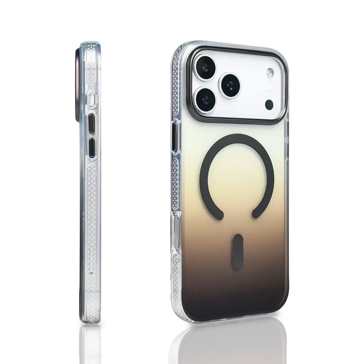 GENERICO - Estuche ColorTech Degrade MagSafe compatible iphone 17 pro max negro