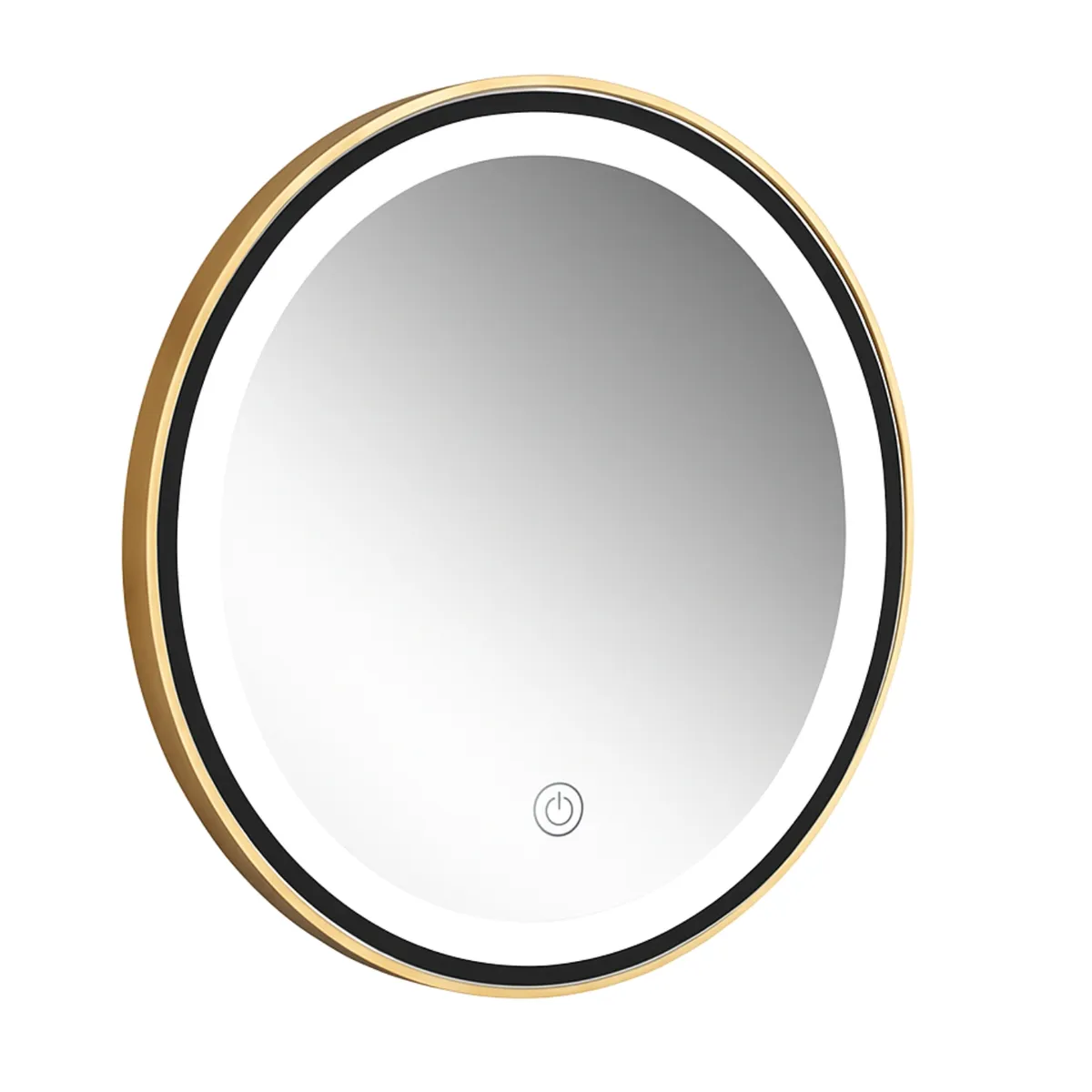 MOBLIHOUSE - Espejo Led Circular 70cm Iluminación Táctil Y Moderna