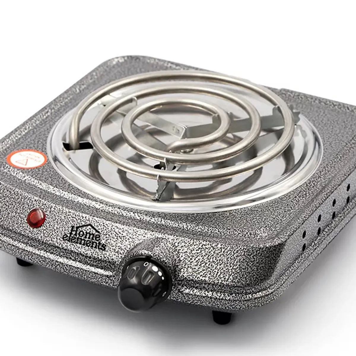 HOME ELEMENTS - ESTUFA ELÉCTRICA 1 PUESTO GRIS