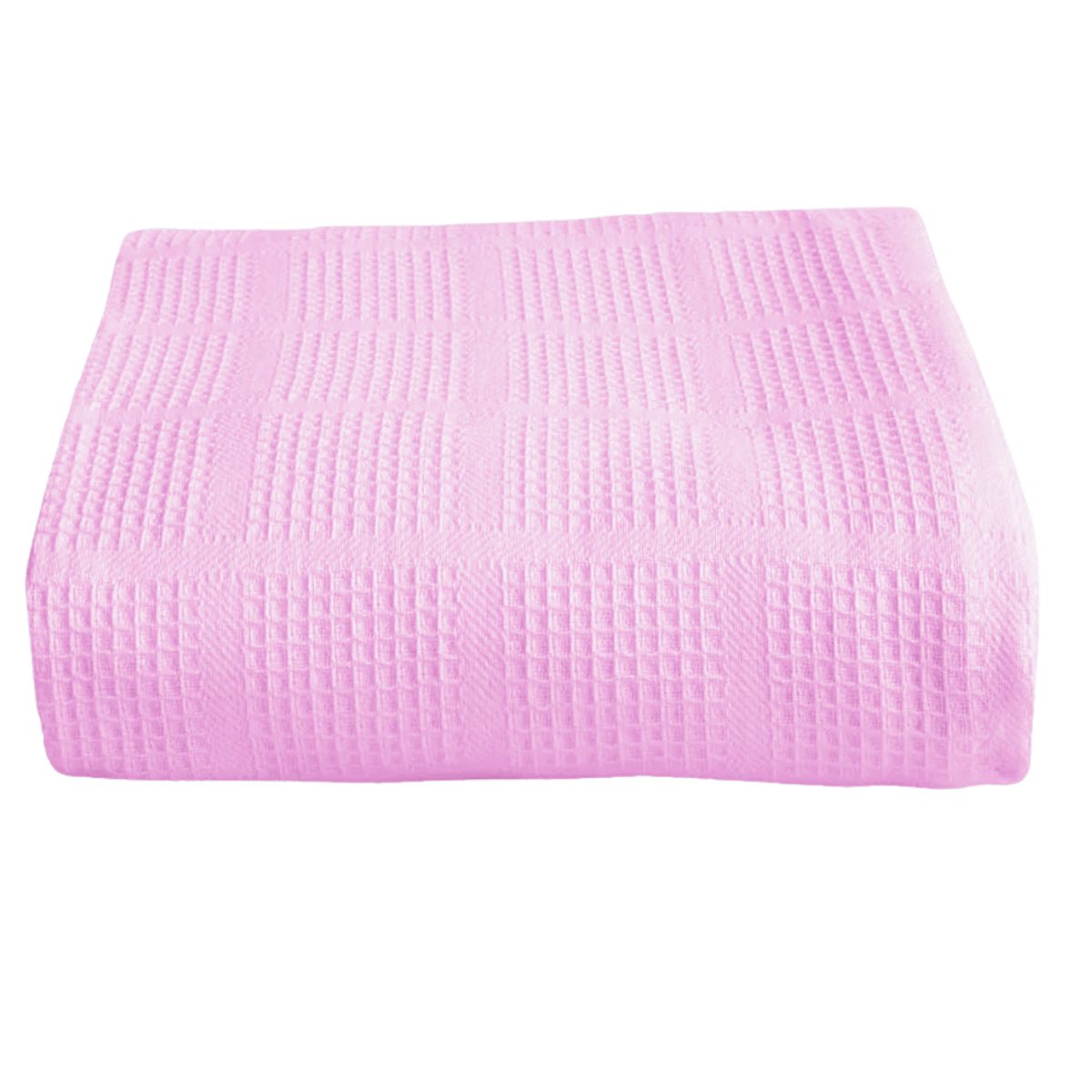 PASTELL - Colcha cobija Galleta Piqué Pastell Sencilla 1.50x2.20 700 gr Rosado