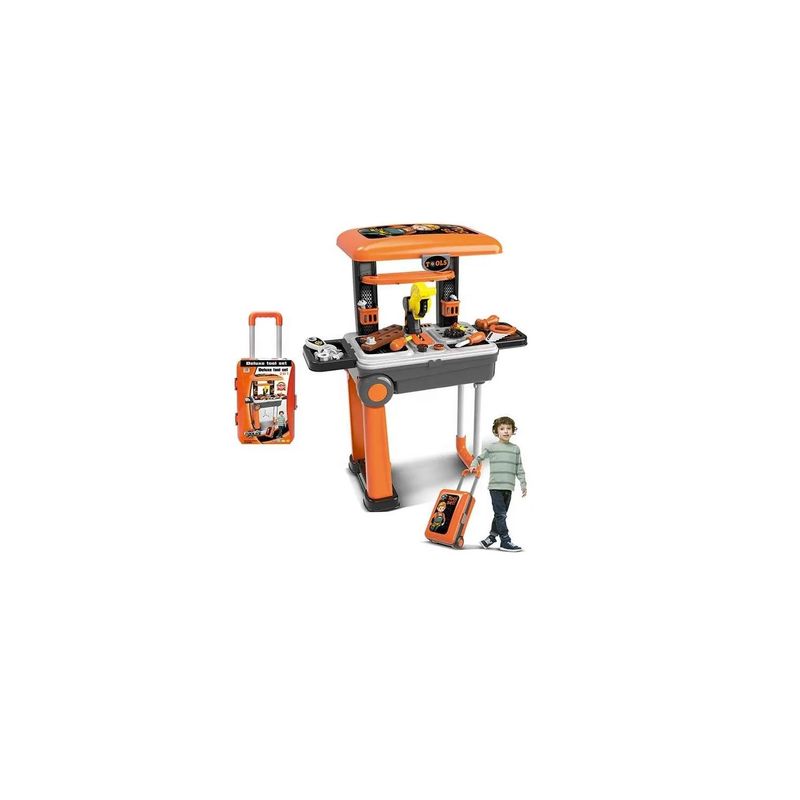 GENERICO - Kit De Herramientas De Juguete Para Niños Maleta Ruedas